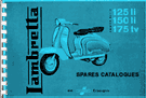 original Innocenti spare parts and spares catalogues - 2nd series LI 125-150 und TV 175
