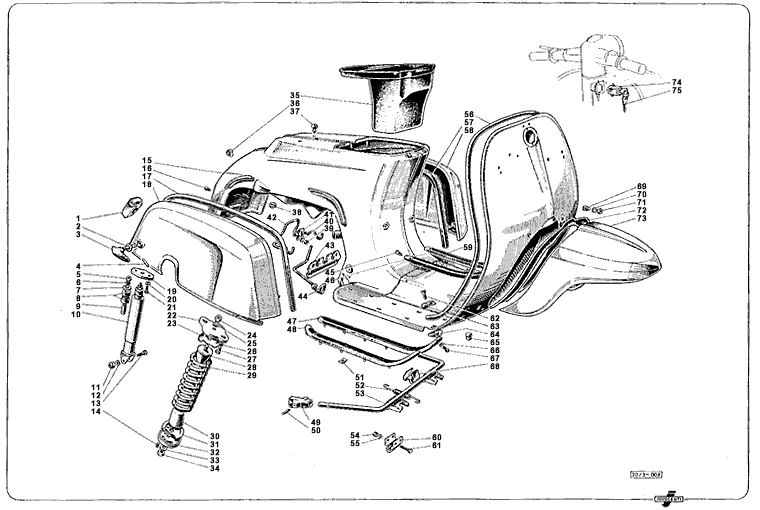 Junior50 - Junior100 - Junior125 - Fahrgestell und Federung 1.Teil