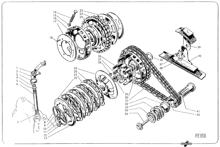 2. Serie LI 125-150 und TV 175 - Kupplung