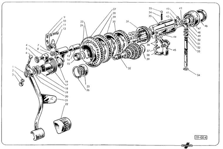 2. Serie LI 125-150 und TV 175 - Wechselgetriebe und Anwerfer